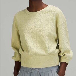 EXCELLENT Condition Lululemon Athletica  Boxy Cap Sleeve Sweatshirt
